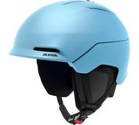 ALPINA Nax Casco de esquí, Adultos Unisex, Azul Ahumado Mate, 51-55 cm