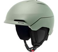 Alpina Nax - Casco Seguro, con Almohadillas Lavables, protección Extra Reforzada, ventilación Ajustable, Comodidad óptima, Willow-Green Matt, 59-63