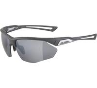 Alpina nylos hr - gafas deportivas para adultos, color gris mate, tall