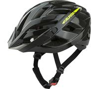 ALPINA PANOMA 3.0 - Negro neón Mate, 56-59 cm, Casco de Bicicleta de Turismo con luz LED Opcional para Adultos