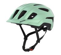 ALPINA PARANUS - Casco de Ciclismo Ligero, con Alta absorción de Impactos Gracias al Hi-EPS, Gran ventilación, Red antimosquitos integrada y Ajuste Personalizable - Pastel Green Matt - 52-56