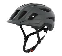 ALPINA PARANUS - Casco de Ciclismo Ligero, con Alta absorción de Impactos Gracias al Hi-EPS, Gran ventilación, Red antimosquitos integrada y Ajuste Personalizable - Midnight-Grey Matt - 52-56