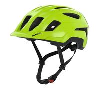 ALPINA PARANUS - Casco de Ciclismo Ligero, con Alta absorción de Impactos Gracias al Hi-EPS, Gran ventilación, Red antimosquitos integrada y Ajuste Personalizable - be-Visible Gloss - 52-56