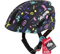 ALPINA Pico - Casco de Bicicleta para niños - Black-Confetti Gloss - 49-54 cm
