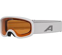 ALPINA PINEY 2.0 - Gafas de esquí antivaho, extremadamente robustas e irrompibles, con 100% de protección UV para niños, white matt