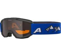 ALPINA PINEY - Gafas de esquí antivaho, extremadamente robustas e irrompibles, con 100% protección UV, para niños, color negro oliva mate, talla única