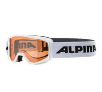 ALPINA Unisex niños Gafas de esquí, Blanco, Talla única