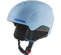 ALPINA Pizi Casco de esquí, Juventud Unisex, Azul Ahumado Mate, 51-55 cm