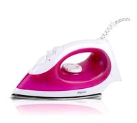 alpina Plancha Vapor - Plancha Ropa 1850-2200W - Ferro de Engomar con Función de Vapor y Rociado de Agua - Temperatura Ajustable y Depósito de Agua de 90ml - Rosa/Blanco