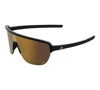 ALPINA RAM II Q-Lite - gafas deportivas para mujeres y hombres, con lentes de alto contraste, ligeras e irrompibles, para ciclismo, running o actividades al aire libre - black matt (gold) - M
