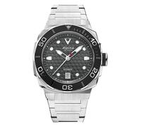 Alpina Reloj analógico automático para Hombre con Correa de Acero Inoxidable AL-525G3VE6B
