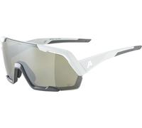 ALPINA Rocket Q-Lite - Gafas deportivas y de ciclismo con protección UV 100% para adultos, gris ahumado mate, Talla única