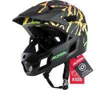 ALPINA RUPI Casco de Ciclismo, Unisex-Youth, Mate de Neón Que se Decolora, 50-55 cm