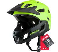 ALPINA RUPI Casco de Ciclismo, Unisex-Youth, Ser Visible - Mate, 50-55 cm