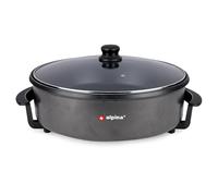 Alpina - Sartén multicocina eléctrica con termostato (42 cm de diámetro, 1500 W)