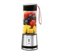 alpina Smoothie Maker to Go - Batidora recargable por USB (125 W, acero inoxidable, 1 velocidad), color plateado