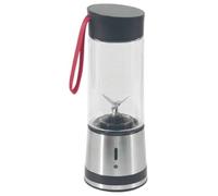 alpina Smoothie Maker to Go - Batidora recargable por USB (125 W, acero inoxidable, 1 velocidad), color plateado