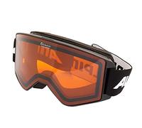 ALPINA Sports Narkoja DH A7264 1 - Gafas de esquí (plástico y policarbonato, 100% protección UV), color negro y naranja