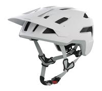 ALPINA Taunus - Casco de Ciclismo Ligero, con protección Profunda en Las sienes y la Parte Posterior de la Cabeza, Gran Sistema de ventilación - White-Smoke-Grey - 52-56