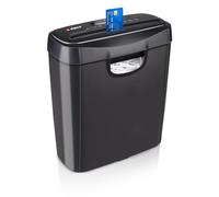 alpina Trituradora de Papel 190W - Destructora de Documentos y Tarjetas de Crédito - para Casa y Oficina - Trituradora en Tiras - con Recipiente de Recolección - Protección contra Sobrecalentamiento