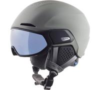 ALPINA Unisex - Adultos, Alto Q-Lite Casco de esquí, Moon-Grey Matt, 51-55 cm