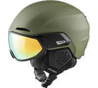 ALPINA Unisex - Adultos, Alto Q-Lite Casco de esquí, Olive Matt, 51-55 cm