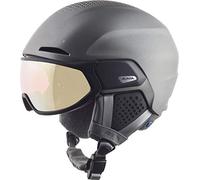 ALPINA Unisex - Adultos, Alto QV Casco de esquí, Gunmetal Matt, 51-55 cm