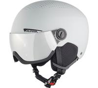 ALPINA Unisex - Adultos, ARBER Visor Q-Lite Casco de esquí, Grey Matt, 58-61 cm