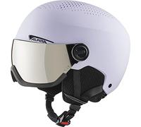 ALPINA Unisex - Adultos, ARBER Visor Q-Lite Casco de esquí, Lilac Matt, 54-58 cm