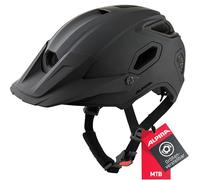 ALPINA Unisex - Adultos, COMOX Casco de Bicicleta, Black Matt, 52-57 cm
