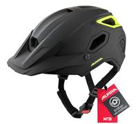 ALPINA Unisex - Adultos, COMOX Casco de Bicicleta, Black-Neon Matt, 57-62 cm