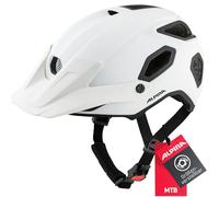 ALPINA Unisex - Adultos, COMOX Casco de Bicicleta, White Matt, 52-57 cm