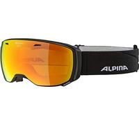 ALPINA Unisex - Adultos, ESTETICA MM Gafas de esquí, Black Matt, One Size