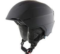 ALPINA Unisex - Adultos, Grand LAVALAN Casco de esquí, Black Matt, 61-64 cm | Ajuste de tamaño individual - forro interior lavable - construcción ligera - ventilación óptima