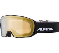 ALPINA Unisex - Adultos, Nakiska Q-Lite Gafas de esquí, Black, One Size