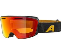 ALPINA Unisex - Adultos, NENDAZ Q-LITE Gafas de esquí, black-yellow matt, One Size