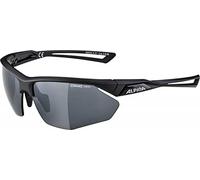 ALPINA Unisex - Adultos, NYLOS HR Gafas Deportivas, Black, One Size