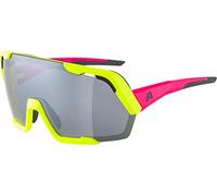ALPINA Unisex - Adultos, ROCKET BOLD gafas deportivas, neon-pink yellow matt/black, One Size