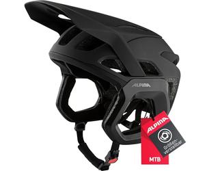 ALPINA Unisex - Adultos, ROOTAGE EVO Casco de Bicicleta, Black Matt, 52-57 cm