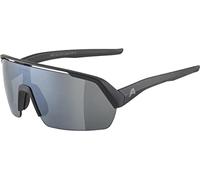ALPINA Unisex - Adultos, TURBO HR gafas deportivas, black matt/black, One Size