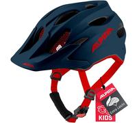 Alpina Carapax JR. Casco de Bicicleta, Unisex Niños, Indigo Matt, 51-56 cm