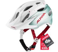 ALPINA Unisex - Niños, Carapax JR. Casco de Bicicleta, Pistachio-Cherry Matt, 51-56 cm