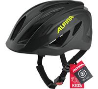 ALPINA Unisex - Niños, Pico Flash Casco de Ciclismo, Black-Neon Gloss, 50-55 cm