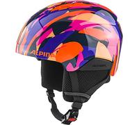ALPINA Unisex - Niños, PIZI Casco de esquí, Pink-Orange Blue Gloss, 51-55 cm