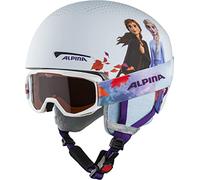 Alpina ZUPO Disney Set Casco de esquí, Unisex Niños, Frozen II, 51-55 cm