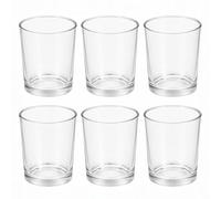alpina Vasos de Postre 6 Piezas - Vasos de Vidrio para Postres y Aperitivos 100 ml - Vasos Degustación Transparentes para Presentación de Postres