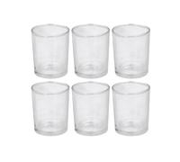 alpina Vasos de postre, vasos pequeños, vasos de chupito, 6 unidades, cristal
