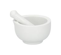 Alpina White Porcelain 8.5cm Pestle and Mortar Hand Grinder Cr (Importación USA)
