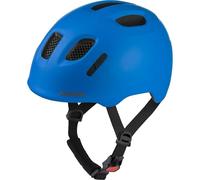 ALPINA XIMO 2 L.E. (Mate) - Casco de Ciclismo Ligero y Seguro para niños con LED Opcional - Blue Matt - 45-49