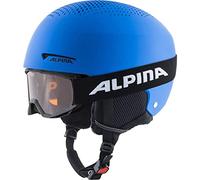 ALPINA ZUPO Set (+ Piney) - Juego de gafas de esquí y casco de esquí de alta calidad, seguro y robusto para niños